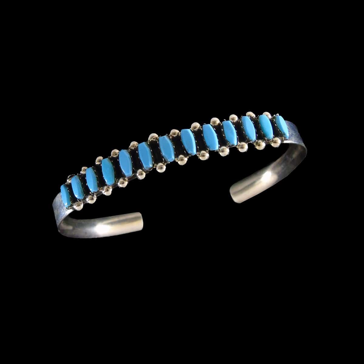 Sleeping Beauty Turquoise Cuff Bracelet by Verona Martza