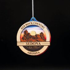 Snoopy Rock Sedona Arizona Colorful Wooden Ornament