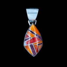 Webster Navajo Multi-Color Spiny Oyster Pendant