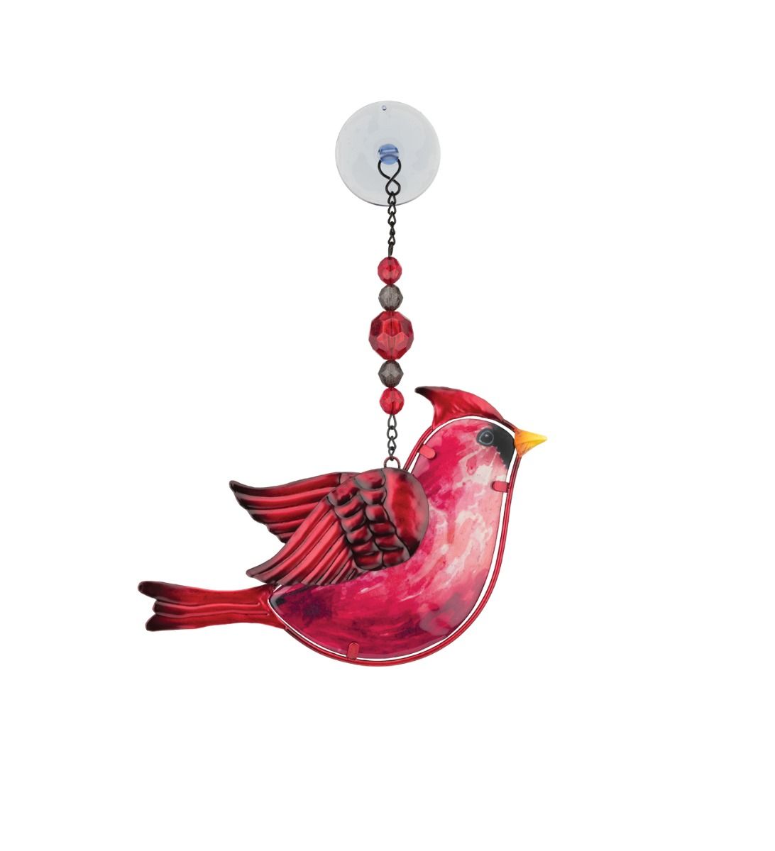 Cardinal Stained Glass Sun Catcher - Image 2