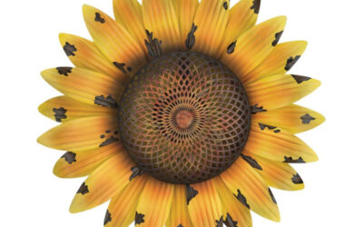 Solar Sunflower Metal Wall Decor | Sedona Gift Shop