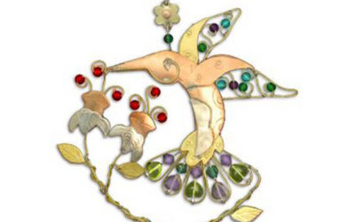 Jeweled Hummingbird Ornament
