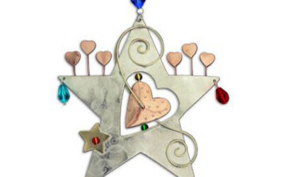Rising up Star Beaded Ornament